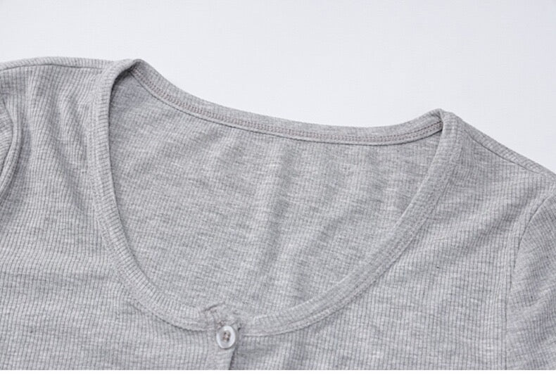 T-Shirt Single-Breasted Slim Fit for Women - Bellaward Fashions