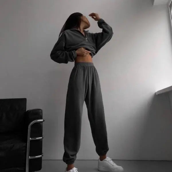 Casual two piece set sweatshirt/pants Bellaward