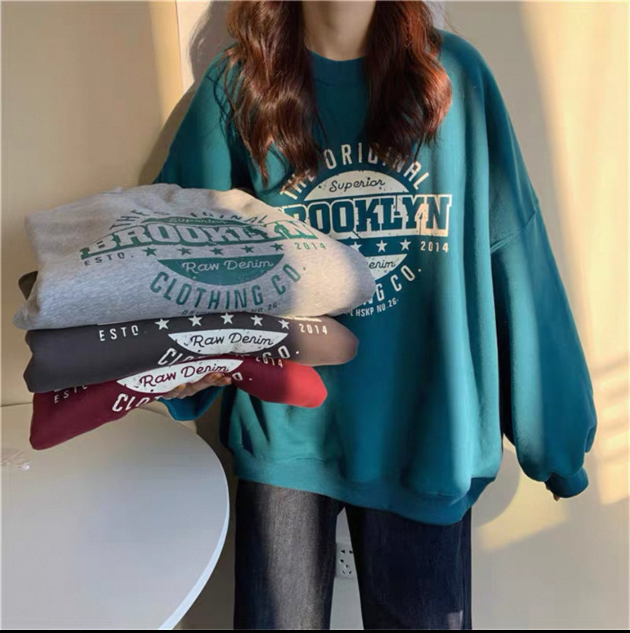Velvet Hooded Sweatshirt - Bellaward Fashions