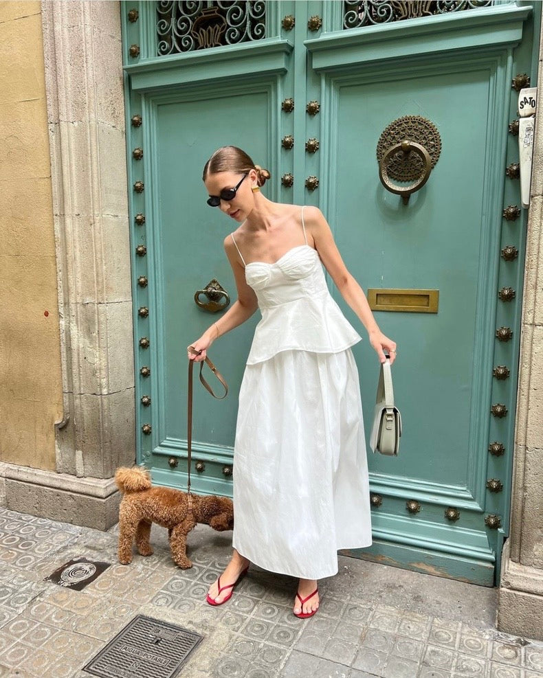 French Top with Suspender Design for Summer - Bellaward Fashions