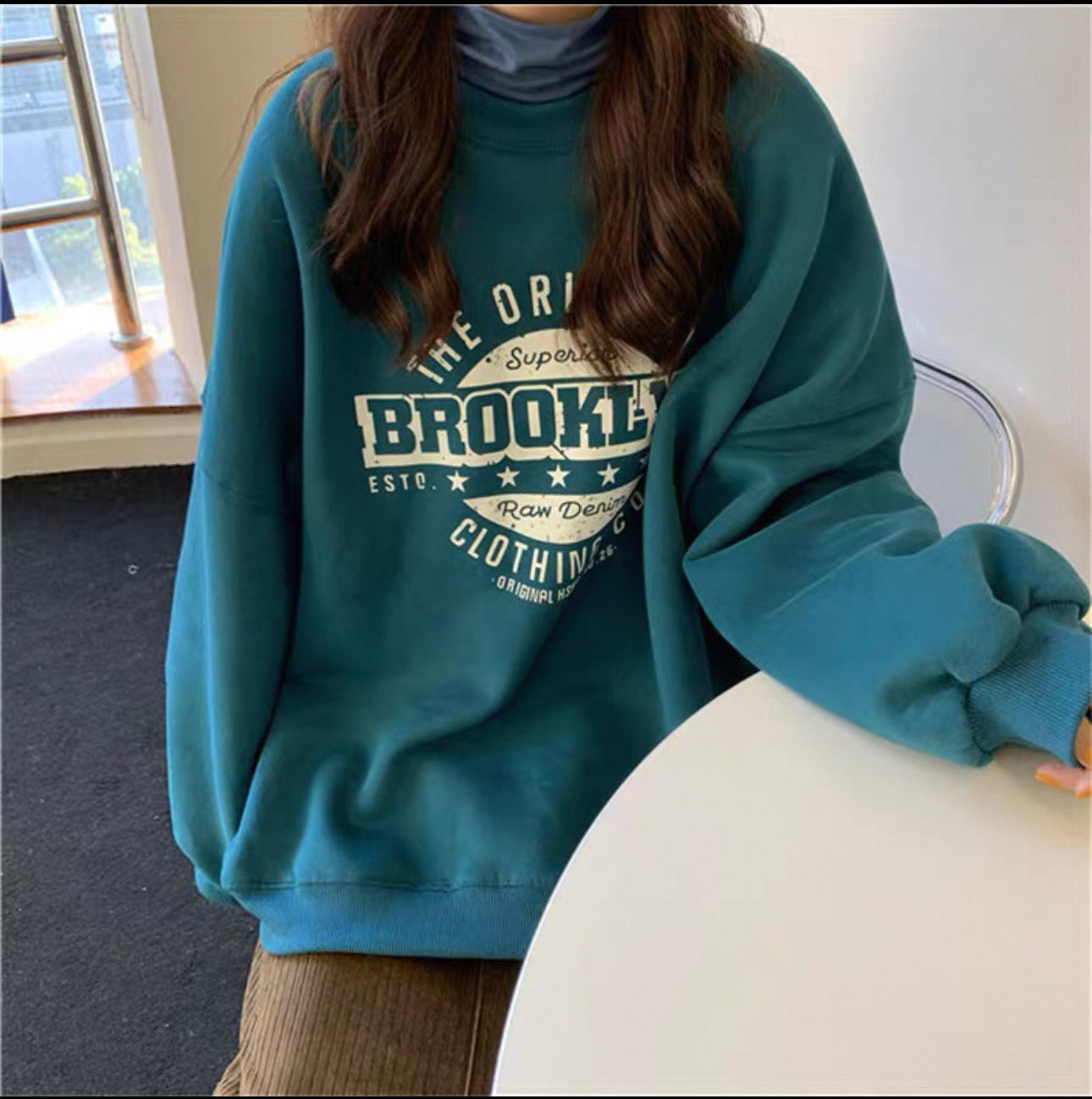 Velvet Hooded Sweatshirt - Bellaward Fashions