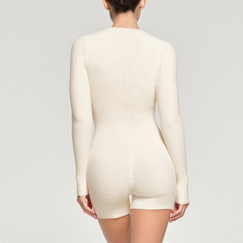 Yoga Pants Long Sleeve, High Waist Jumpsuit Zipper Cardigan Sweater - Bellaward Fashions