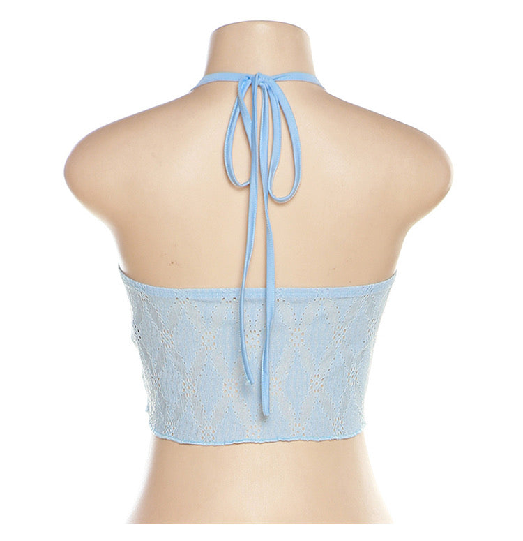 High Street Sexy Halter Top - Bellaward Fashions