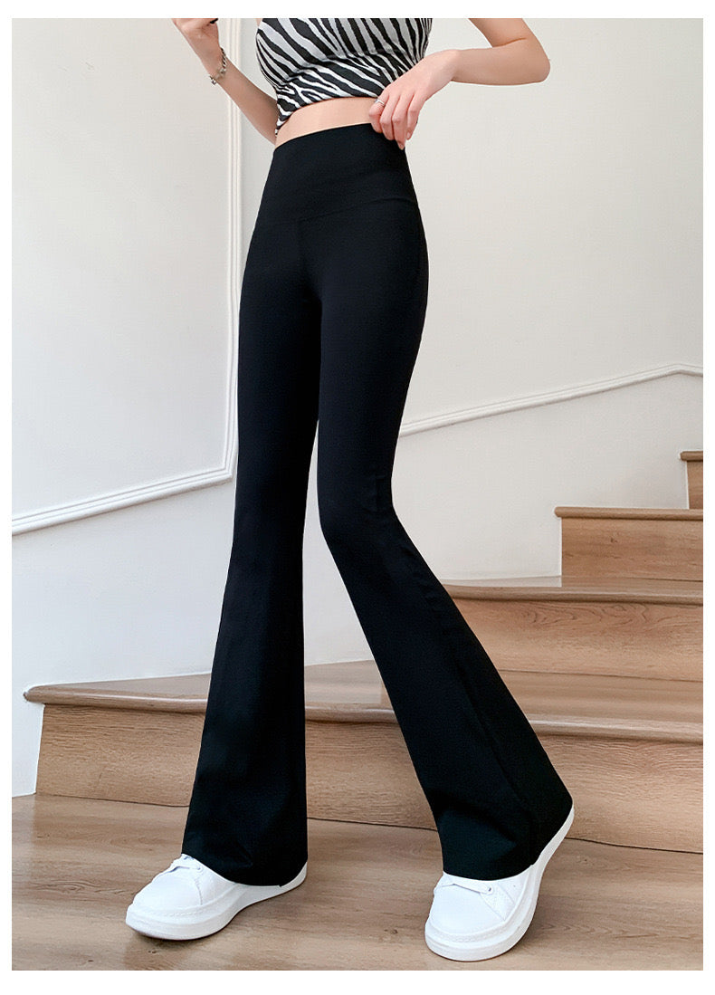 High Waisted slimming bell-bottom pants - Bellaward Fashions