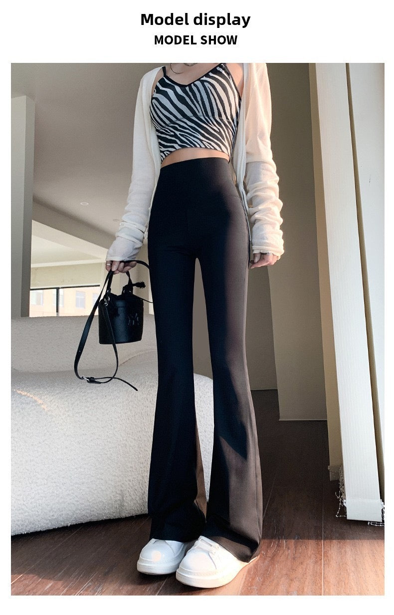 High Waisted slimming bell-bottom pants - Bellaward Fashions