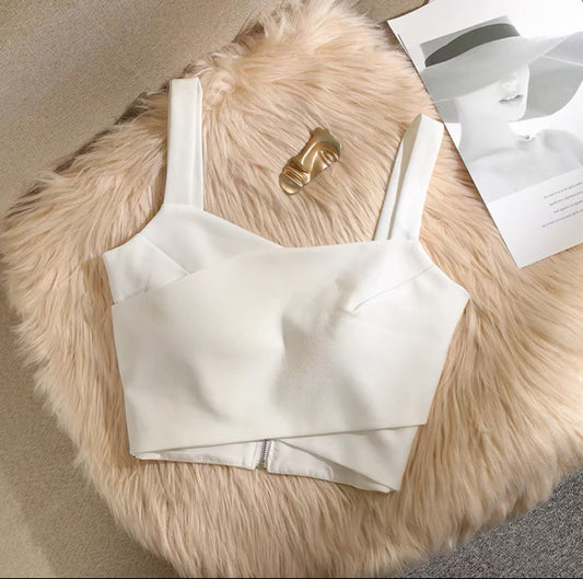 Chic Cross Camisole for Women with Suit Inside and Outside - Bellaward Fashions