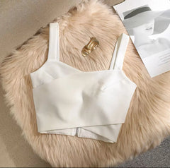 Chic Cross Camisole for Women with Suit Inside and Outside Bellaward Fashions