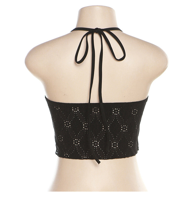 High Street Sexy Halter Top - Bellaward Fashions
