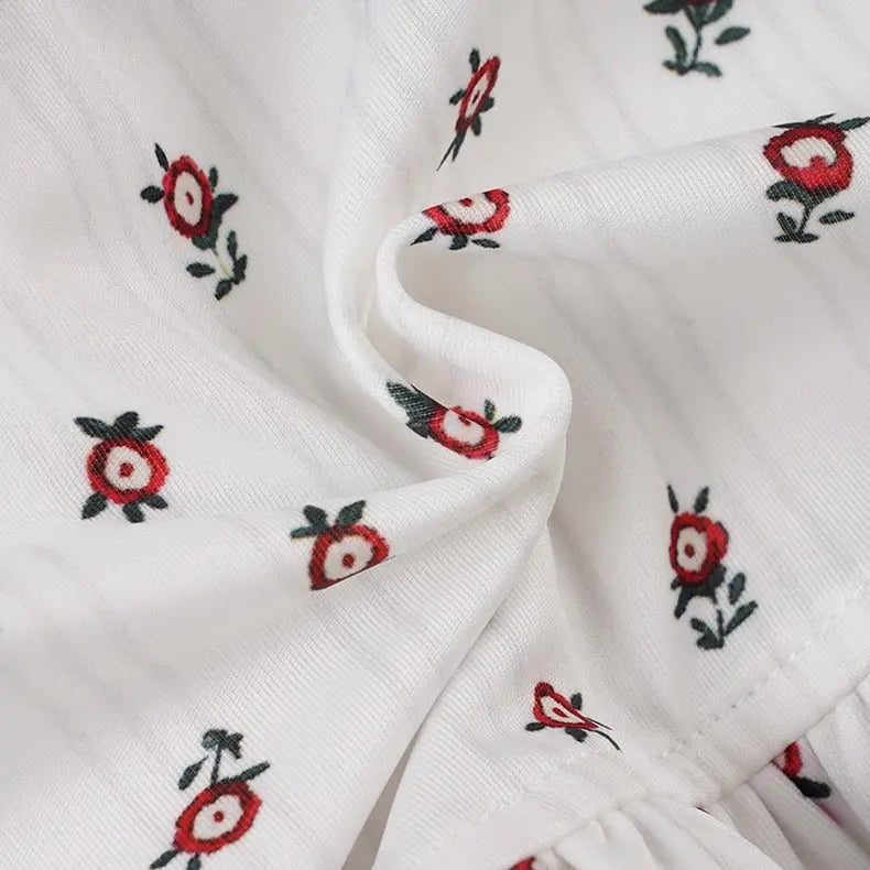 Pure Desire Floral Knit Dress Set for Women with Backless Tie-Up Bustier + Bodycon Mini Skirt Bellaward Fashions