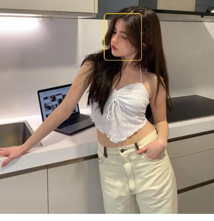 High Street Sexy Halter Top - Bellaward Fashions