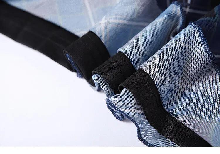 Klalien European and American Style Plaid Mid-Length skirt - Bellaward Fashions