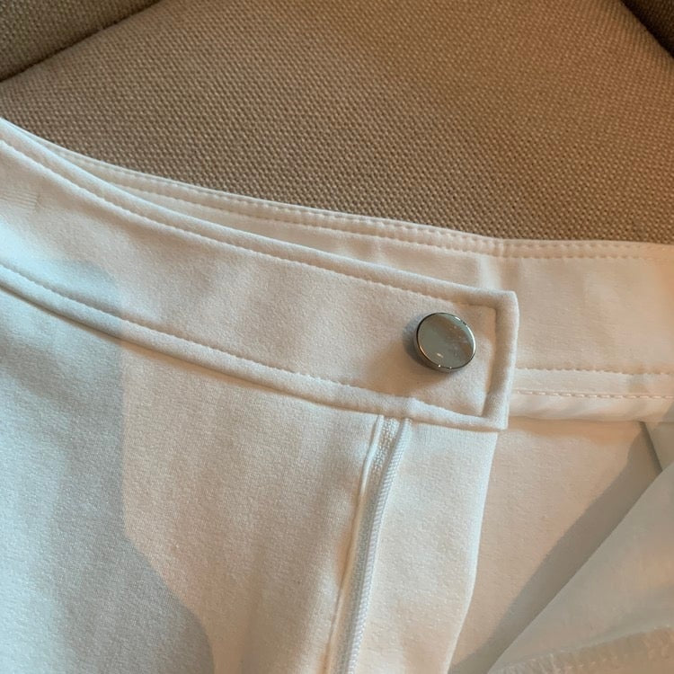 Black Large Size Casual Suit Shorts High Waist Slimming Look A-Line shorts - Bellaward Fashions