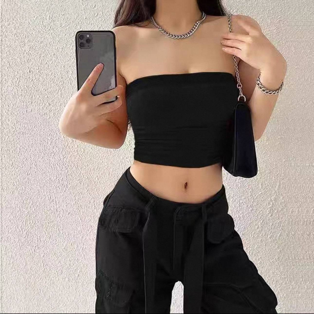 Tube Top, Outer Wear, Anti-Exposure, Strapless, Anti-Falling, Chest Wrap - Bellaward Fashions