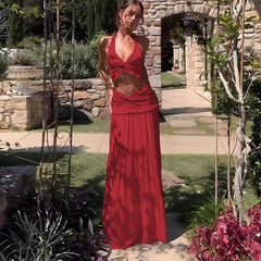 French Suspender Skirt Suit For Lazy Summer Vacation Bellaward