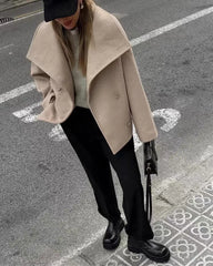 Loose & Fashionable Winter Woolen Casual Jacket Bellaward