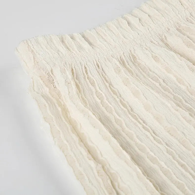 Knitted Wide-Leg Pants, Loose, Casual Style Bellaward