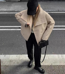 Loose & Fashionable Winter Woolen Casual Jacket Bellaward