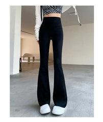 High Waisted slimming bell-bottom pants Bellaward Fashions