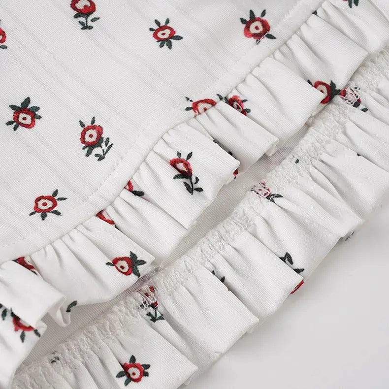 Pure Desire Floral Knit Dress Set for Women with Backless Tie-Up Bustier + Bodycon Mini Skirt Bellaward Fashions